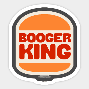 The Booger King Sticker